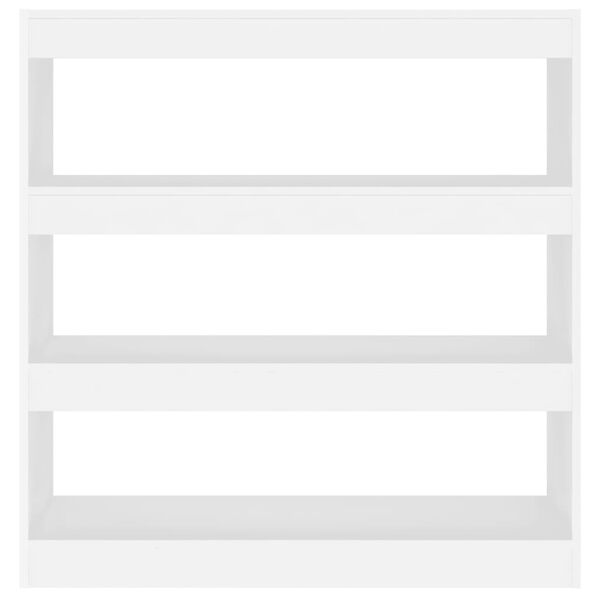vidaXL Bibliothèque/Séparateur de pièce Blanc 100x30x103 cm