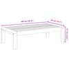 vidaXL Salon de jardin avec coussins 3 pcs bois massif d'acacia