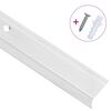 vidaXL Nez de marche forme en L 5 pcs aluminium 100 cm argent&eacute;