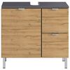 Germania Armoire plancher sous-lavabo GW-Mauresa 34x60x56 cm Graphite