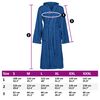 vidaXL Peignoir KINN Bleu XL Coton