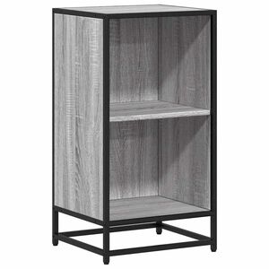 vidaXL Biblioth&egrave;que sonoma gris 40x35x76 cm bois d'ing&eacute;nierie