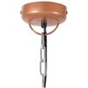 vidaXL Lampe suspendue industrielle 25 W Cuivre Rond Manguier 42cm E27