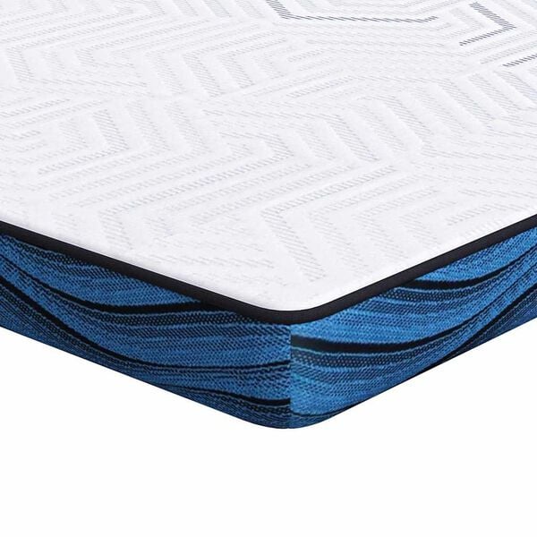 vidaXL Surmatelas Blanc 80 x 200 cm Tissu jacquard