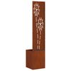 vidaXL &Eacute;cran de confidentialit&eacute; de jardin Rouill&eacute; 32 x 32 x 150 cm