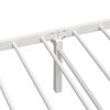 vidaXL Cadre de lit sans matelas pliable blanc 90x190 cm acier