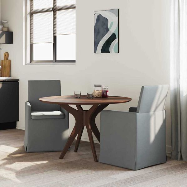 vidaXL Chaises de salle &agrave; manger 2 pcs Gris fonc&eacute; 57 x 67 x 95 cm