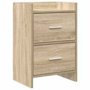 vidaXL Tables de chevet Ch&ecirc;ne Sonoma 40 x 30 x 60 cm Bois d'ing&eacute;nierie