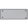 vidaXL Tableau noir magn&eacute;tique mural Noir 80x30 cm Verre tremp&eacute;