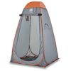 vidaXL Tente d'intimit&eacute; gris et orange escamotable imperm&eacute;able