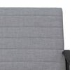 vidaXL fauteuil Gris clair 59 x 75 x 78 cm tissu