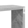 vidaXL &Eacute;tag&egrave;res cube murales 4 pcs Gris b&eacute;ton 30x15x30 cm