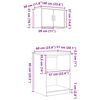 vidaXL Armoires de garage 2 pcs vieux bois bois d'ing&eacute;nierie