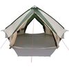 vidaXL Tente tipi avec toit Vert et blanc 490 x 410 x 210 cm