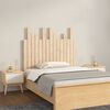 vidaXL T&ecirc;te de lit murale 95,5x3x80 cm Bois massif de pin