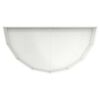 vidaXL Jardini&egrave;re Blanc 120 x 60 x 35 cm Acier