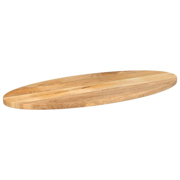 vidaXL Dessus de table 100x40x2,5 cm ovale bois massif de manguier
