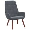 vidaXL Fauteuil relaxant velours gris fonc&eacute;