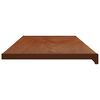 vidaXL Appui de fen&ecirc;tre Bois Brun 140 x 45 x 4,5 cm PVC