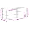 vidaXL Colliers de palette 3 pcs noir 150x50 cm bois de pin solide