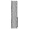 vidaXL Buffet haut sonoma gris 92x33x140 cm bois d'ing&eacute;nierie