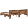 vidaXL Cadre de lit Bois Ancien 180 x 200 cm Bois d'ing&eacute;nierie
