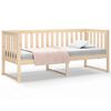 vidaXL Lit de jour sans matelas 75x190 cm bois de pin massif