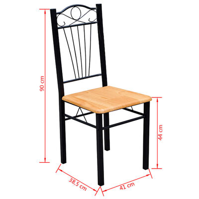 Table + 6 chaises en MDF