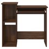 vidaXL Bureau et &eacute;tag&egrave;res ch&ecirc;ne marron 84x40x78 cm bois d'ing&eacute;nierie