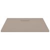 vidaXL Receveur de douche SMC Marron 90x80 cm
