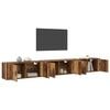 vidaXL Ensemble de meuble TV mural Montage mural 3 pcs Bois Ancien