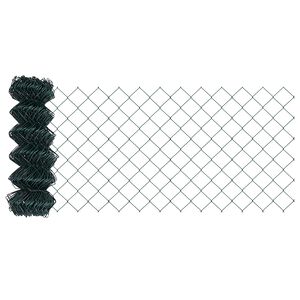 vidaXL Cl&ocirc;ture en treillis m&eacute;tallique 10 x 0,6 m Acier Vert
