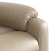 vidaXL Fauteuil inclinable de massage &eacute;lectrique cappuccino similicuir