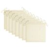 vidaXL Chaises de jardin avec coussins crème lot de 8 Bois teck massif