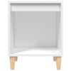 vidaXL Tables de chevet 2 pcs Blanc 40x35x50 cm