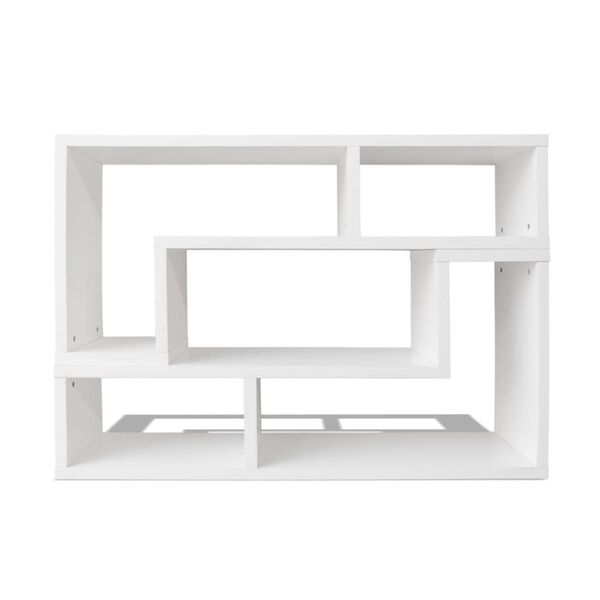 vidaXL Meuble TV double en forme de L Blanc