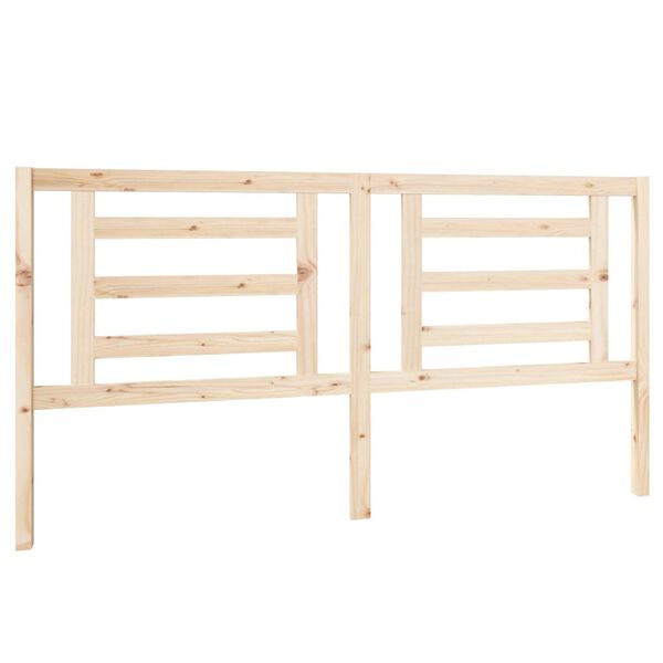 vidaXL T&ecirc;te de lit 186x4x100 cm Bois massif de pin