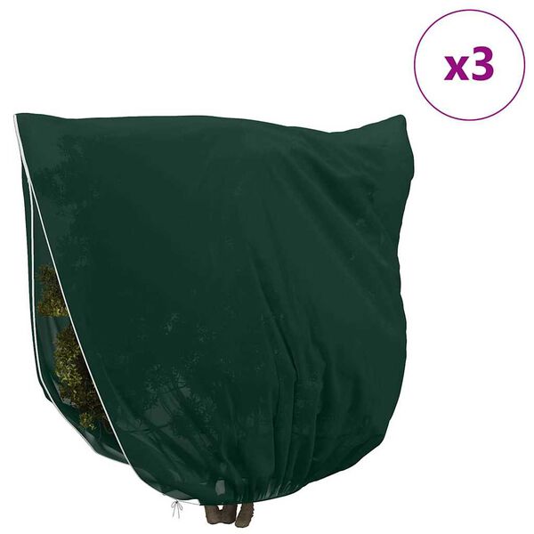 vidaXL Couvercles de Fleece de Protection Anti-Gel pour Plantes 3 pcs