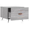 vidaXL Tables basses 2 pcs sonoma gris 50x50x40 cm bois d'ing&eacute;nierie