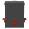 vidaXL Mangeoire pour poules Noir 32,5 x 20,5 x 43 cm