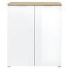 Germania Armoire &agrave; chaussures GW-Telde Blanc et ch&ecirc;ne