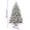 vidaXL Sapin de No&euml;l artificiel articul&eacute; 300 LED et boules 300 cm