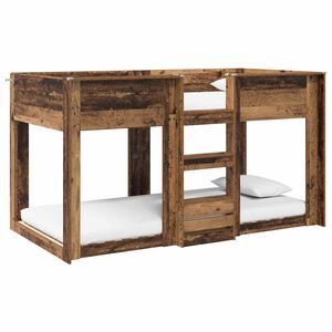 vidaXL Lit Superpos&eacute; pour Enfants Bois ancien 80 x 200 cm