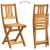 vidaXL Ensemble bistrot 3 pcs Huile Naturelle Bois d'Acacia Massif
