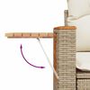 vidaXL Ensemble de canap&eacute; de jardin avec coussin 13 pcs Beige et cr&egrave;me