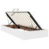 vidaXL Lit de Rangement Blanc pur 90 x 200 cm Cuir synth&eacute;tique