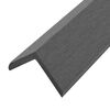 vidaXL Corni&egrave;re de terrasse 5 pcs WPC 170 cm Gris
