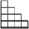 vidaXL Cloison Biblioth&egrave;que Ch&ecirc;ne noir 131,5 x 29 x 131,5 cm