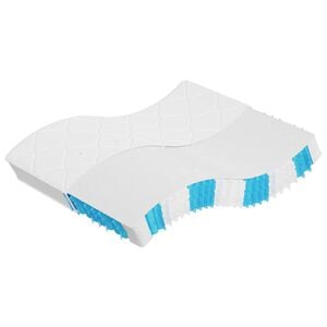 vidaXL Matelas &agrave; ressorts ensach&eacute;s duret&eacute; moyenne 160x200 cm