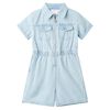 vidaXL Combinaison enfants avec manches courtes bleu doux 140
